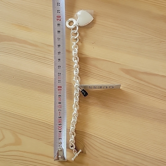 NWT GUESS Silver Bracelet - Picture 2 of 3